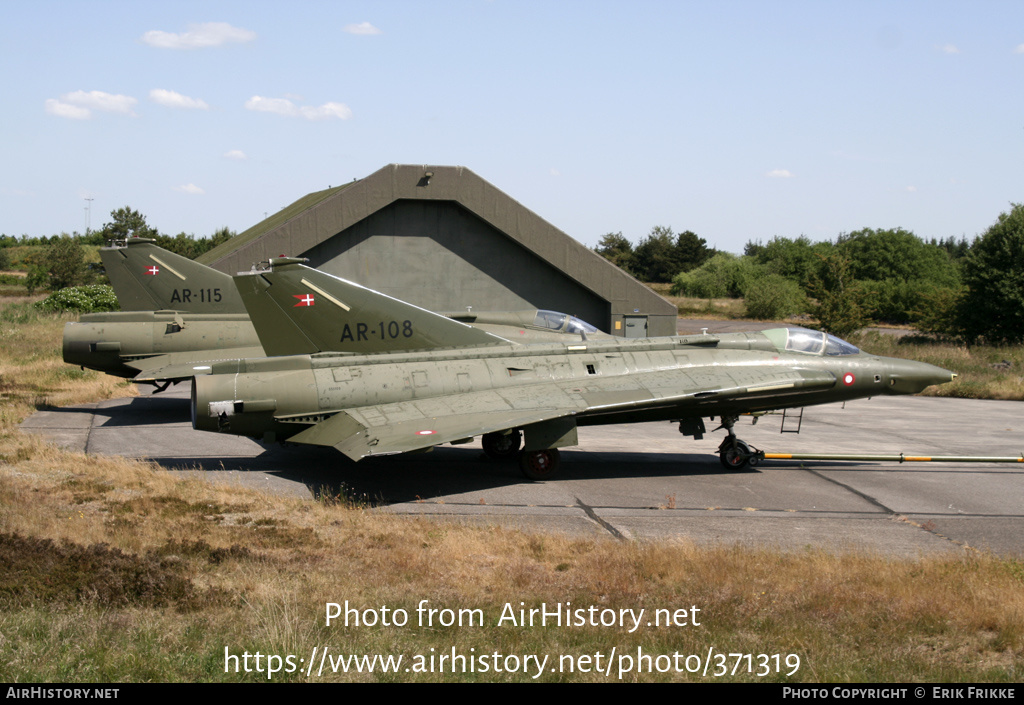 Aircraft Photo of AR-108 | Saab RF-35 Draken | Denmark - Air Force | AirHistory.net #371319