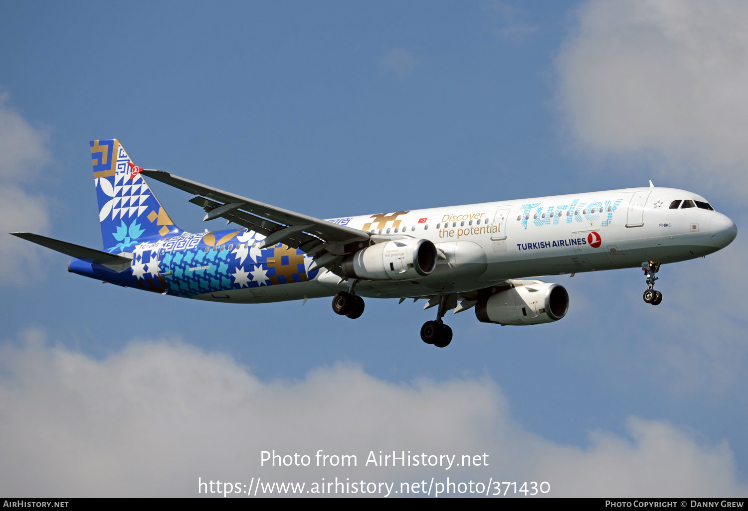 Aircraft Photo of TC-JRG | Airbus A321-231 | Turkish Airlines | AirHistory.net #371430