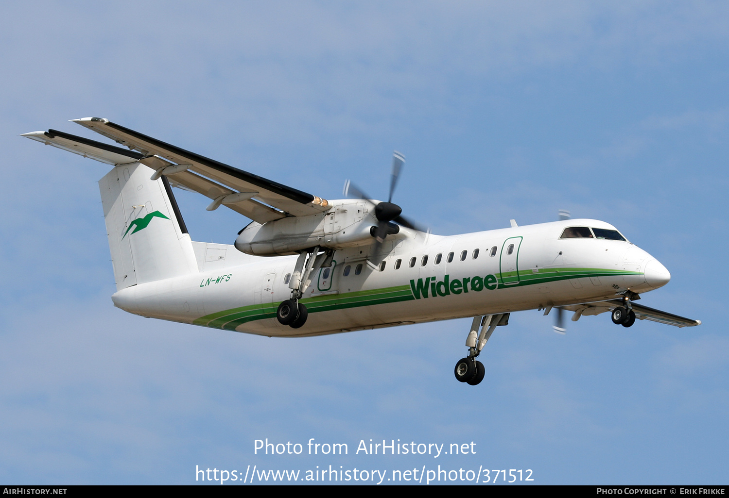 Aircraft Photo of LN-WFS | Bombardier DHC-8-311Q Dash 8 | Widerøe | AirHistory.net #371512