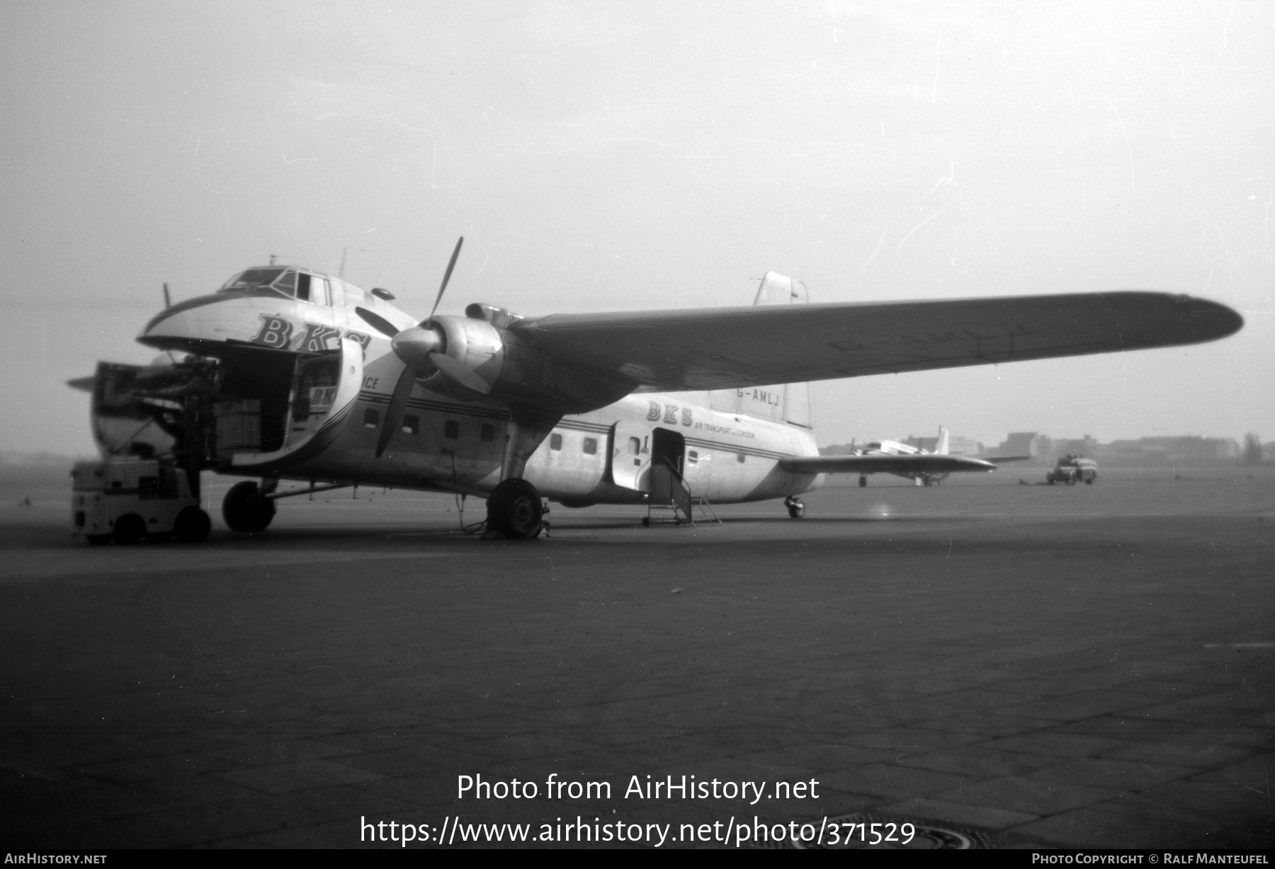 Aircraft Photo of G-AMLJ | Bristol 170 Freighter Mk31E | BKS Air Transport | AirHistory.net #371529