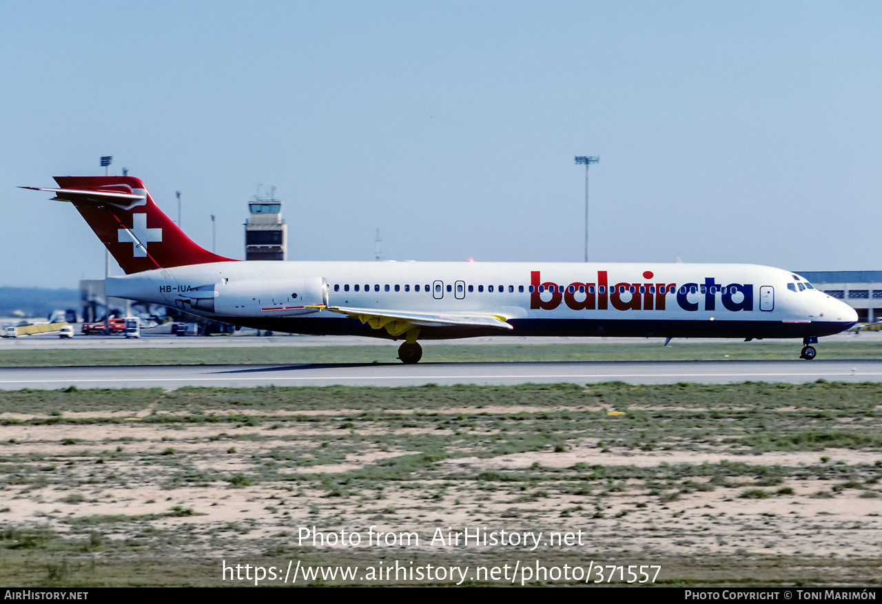 Aircraft Photo of HB-IUA | McDonnell Douglas MD-87 (DC-9-87) | BalairCTA | AirHistory.net #371557