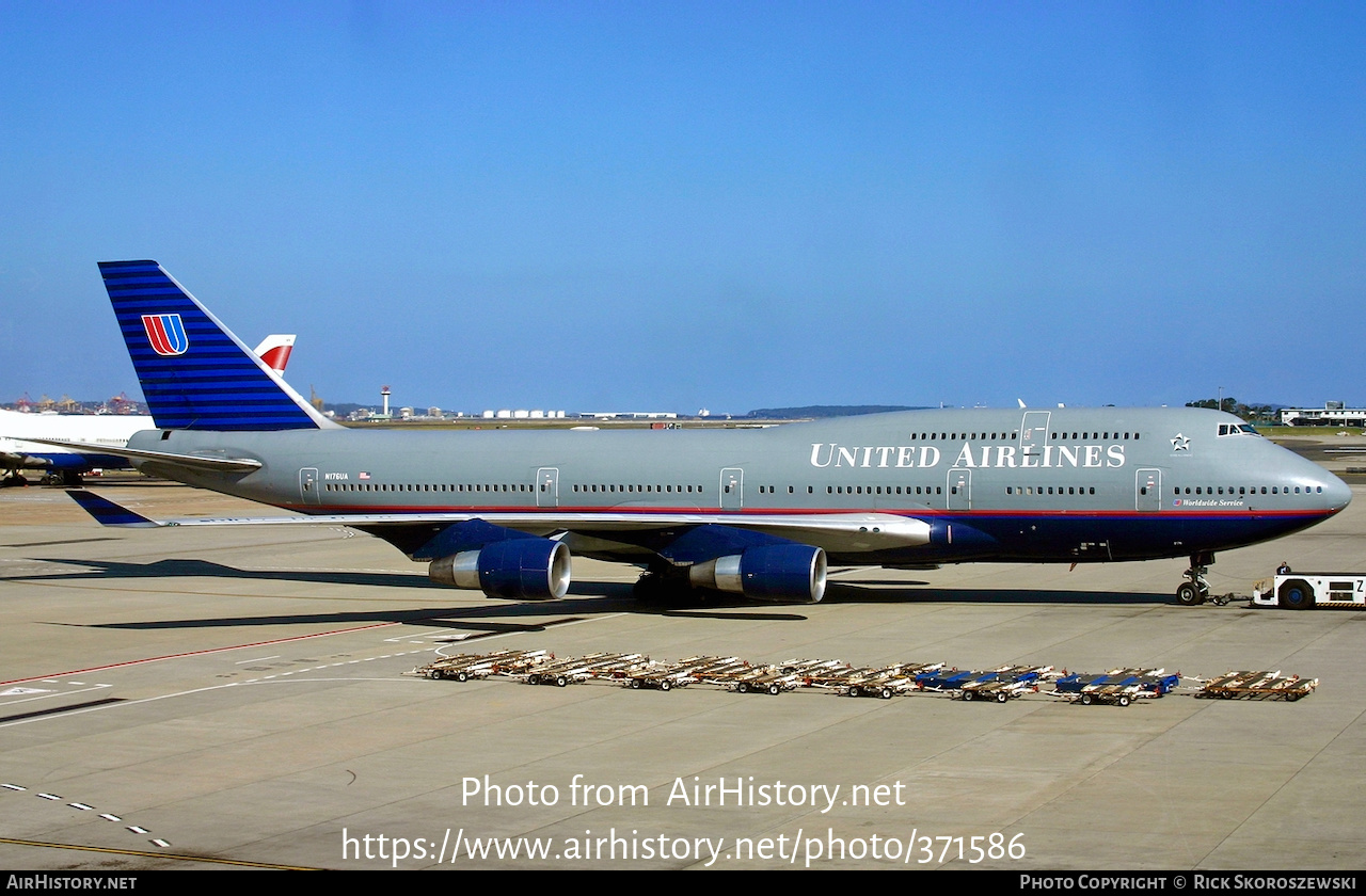 Aircraft Photo of N176UA | Boeing 747-422 | United Airlines | AirHistory.net #371586