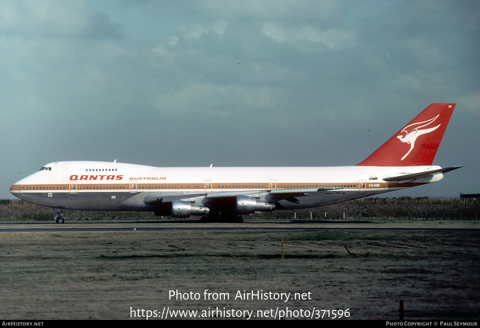 Aircraft Photo of VH-EBE | Boeing 747-238B | Qantas | AirHistory.net #371596