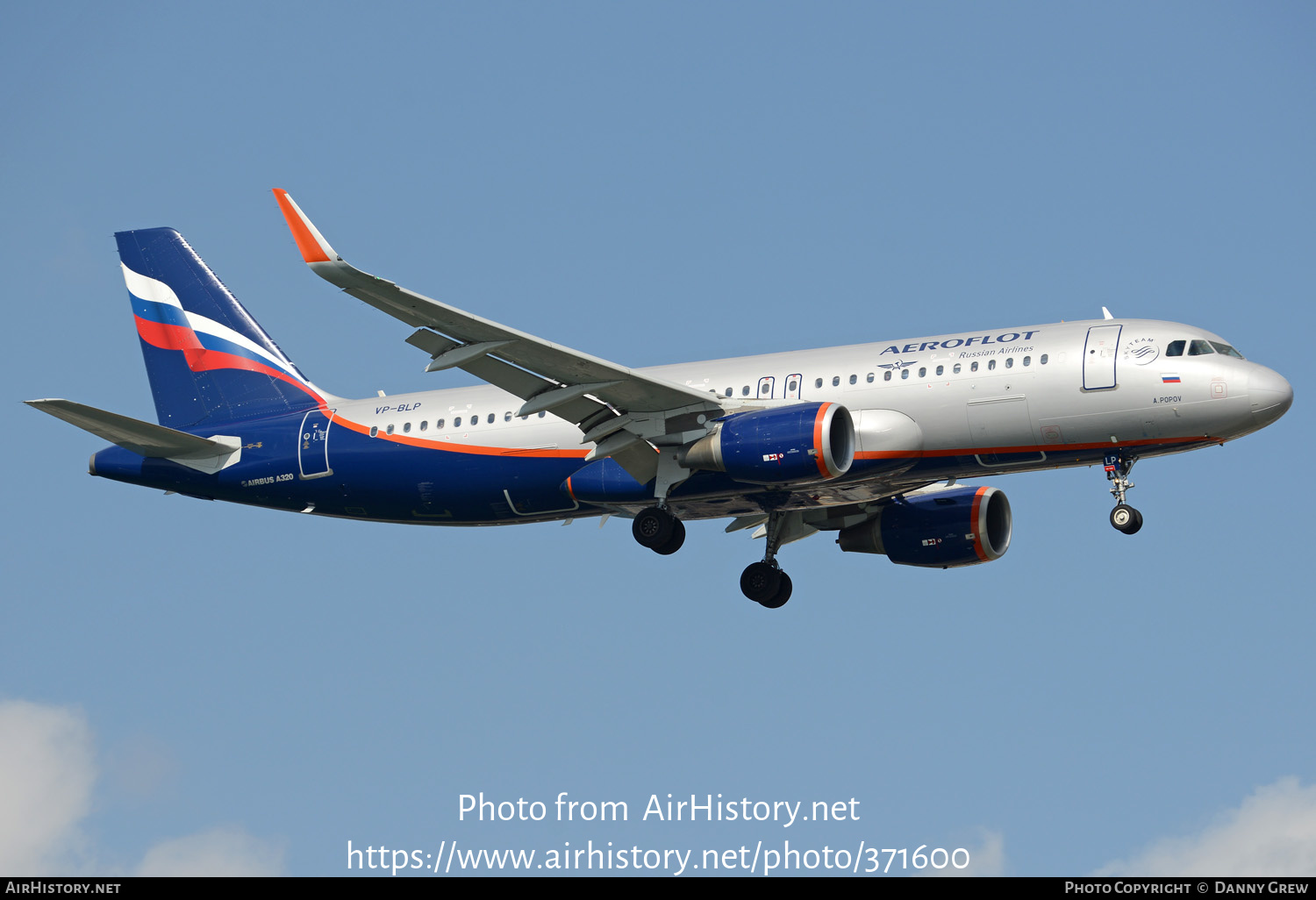 Aircraft Photo of VP-BLP | Airbus A320-214 | Aeroflot - Russian Airlines | AirHistory.net #371600