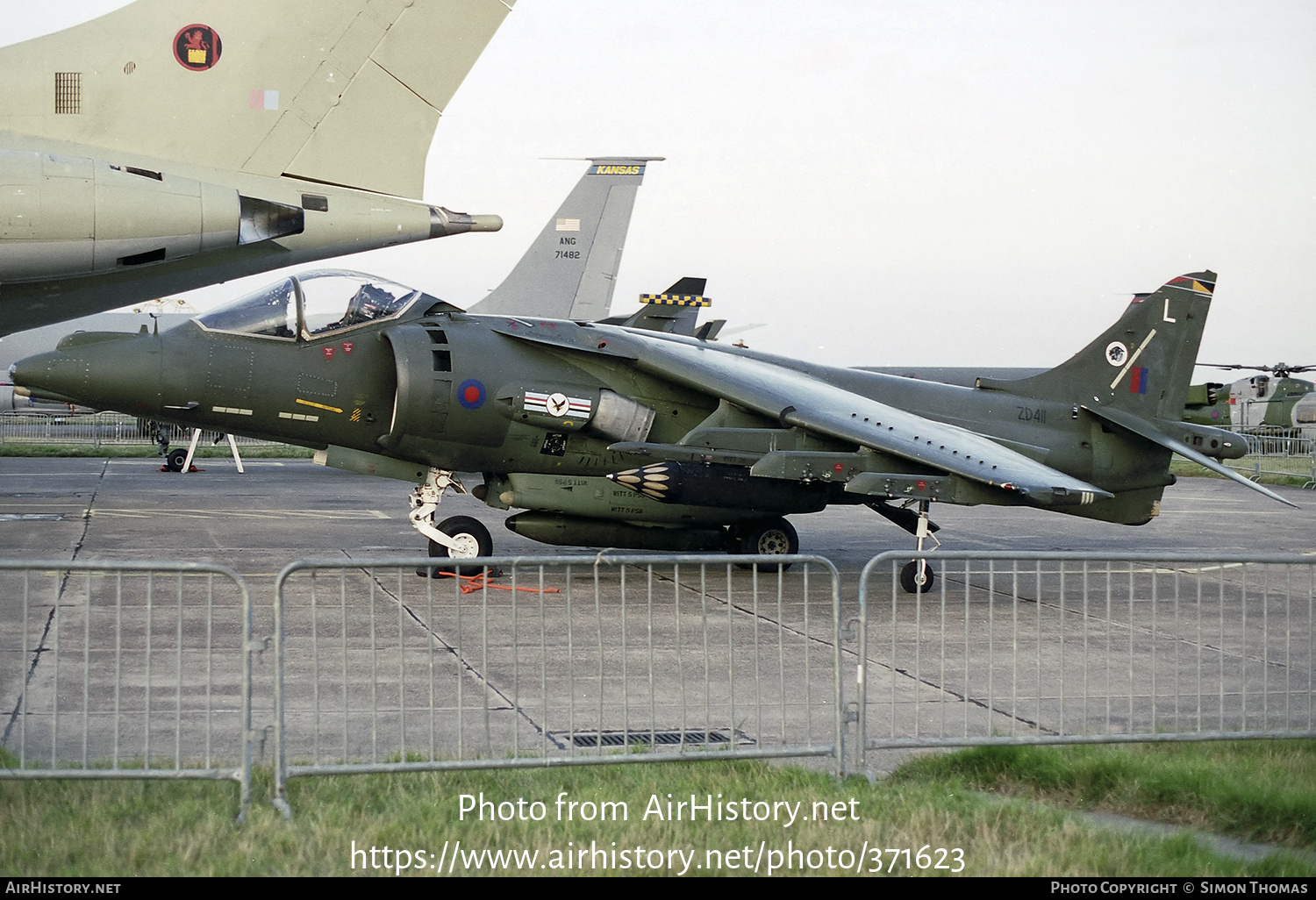 Aircraft Photo of ZD411 | British Aerospace Harrier GR7 | UK - Air Force | AirHistory.net #371623