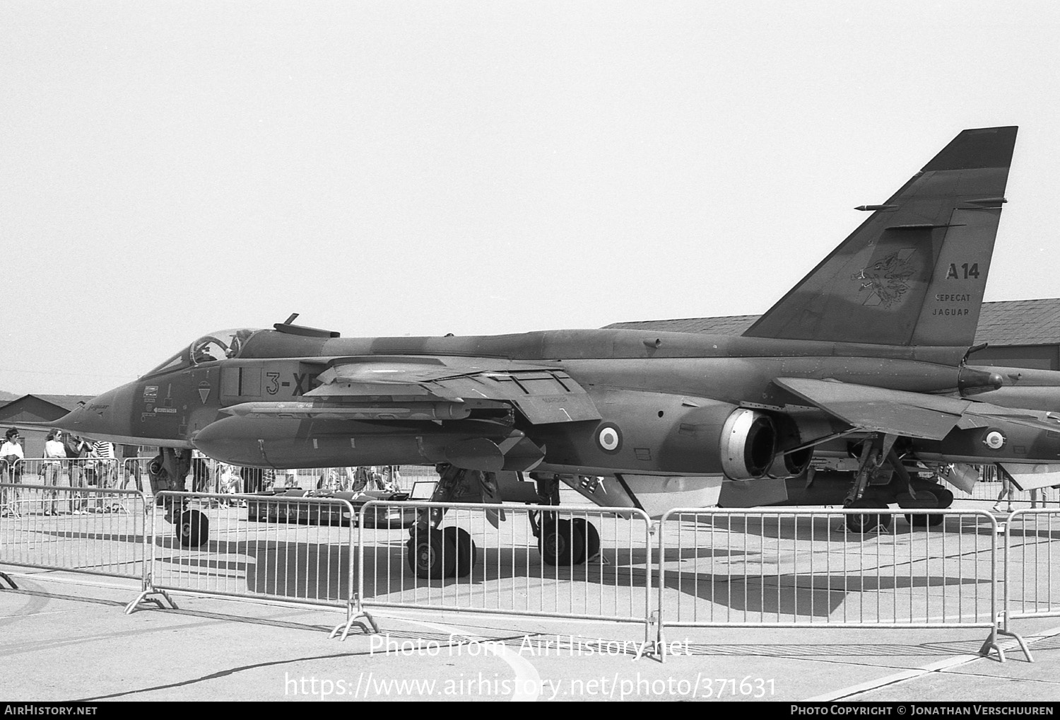 Aircraft Photo of A14 | Sepecat Jaguar A | France - Air Force | AirHistory.net #371631