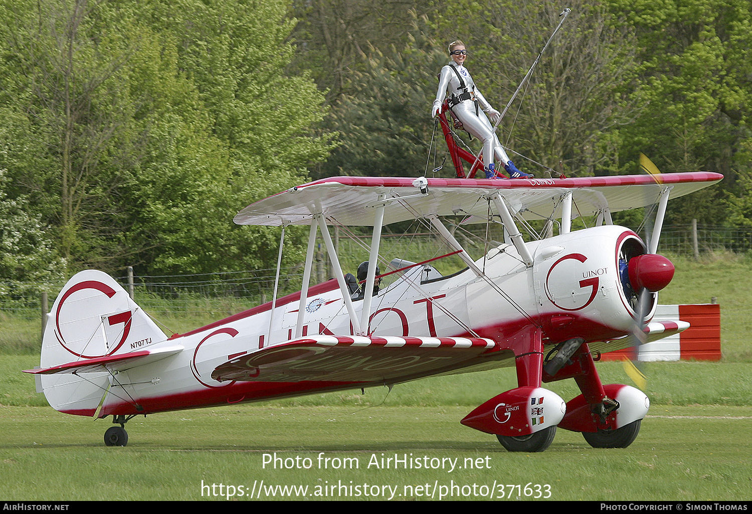 Aircraft Photo of N707TJ | Stearman N2S-1/R985 Kaydet (A75N1) | AirHistory.net #371633