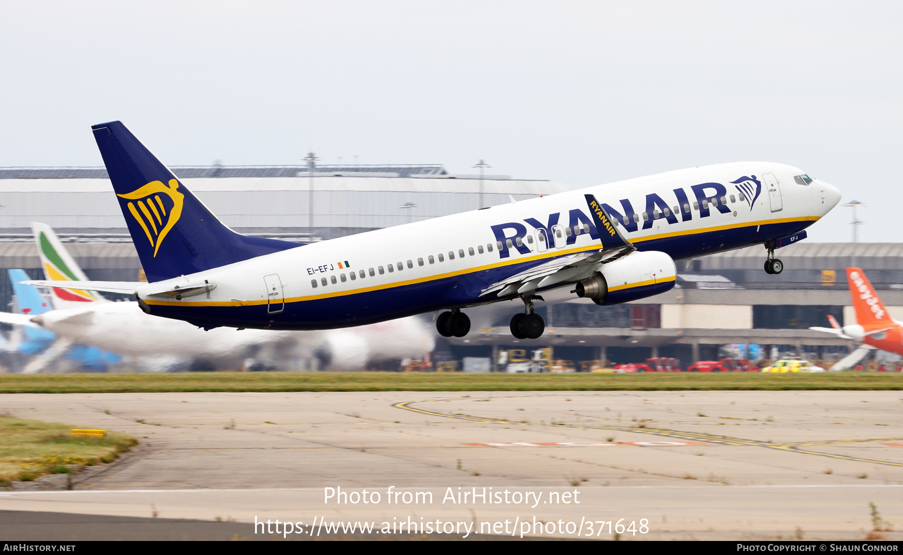 Aircraft Photo of EI-EFJ | Boeing 737-8AS | Ryanair | AirHistory.net #371648