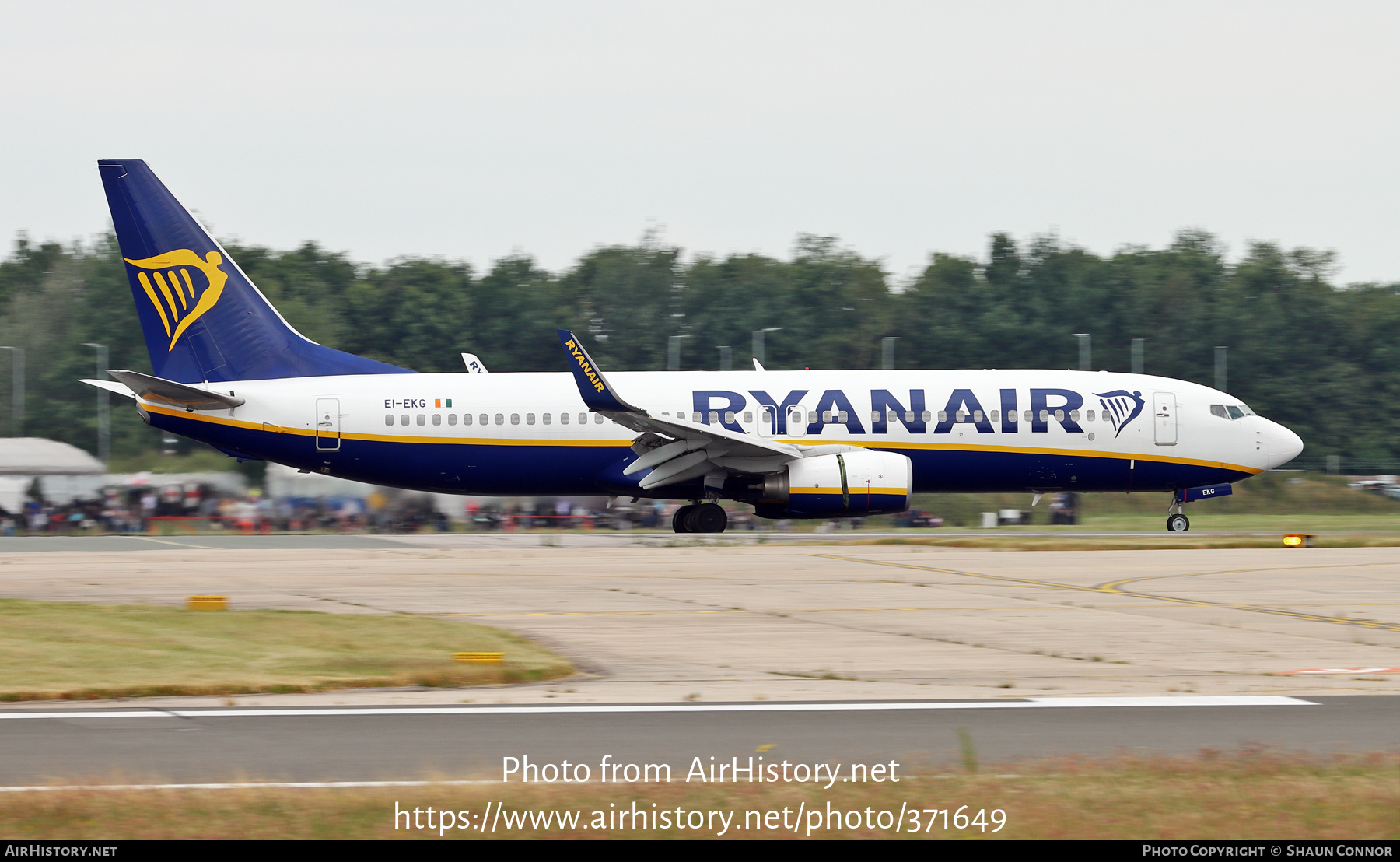 Aircraft Photo of EI-EKG | Boeing 737-8AS | Ryanair | AirHistory.net #371649