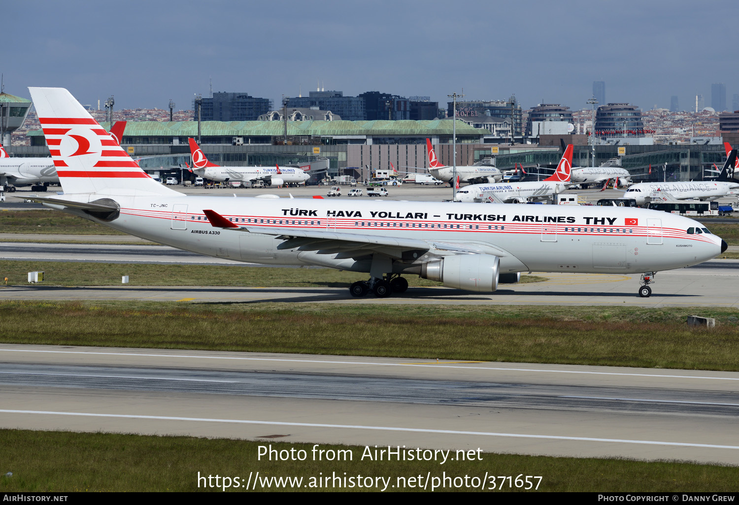 Aircraft Photo of TC-JNC | Airbus A330-203 | Turkish Airlines | THY Türk Hava Yolları - Turkish Airlines | AirHistory.net #371657