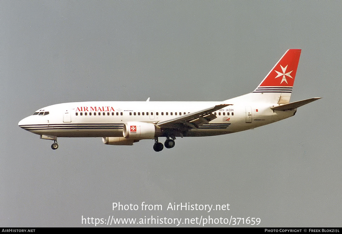 Aircraft Photo of 9H-ADH | Boeing 737-33A | Air Malta | AirHistory.net #371659