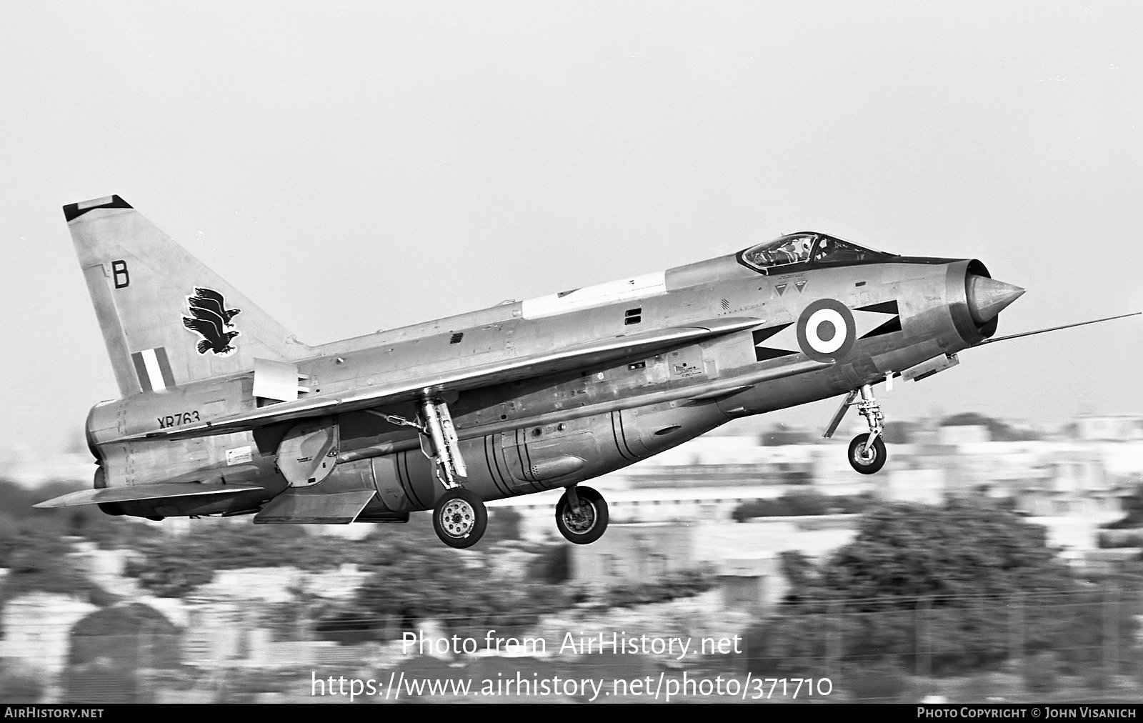 Aircraft Photo of XR763 | English Electric Lightning F6 | UK - Air Force | AirHistory.net #371710