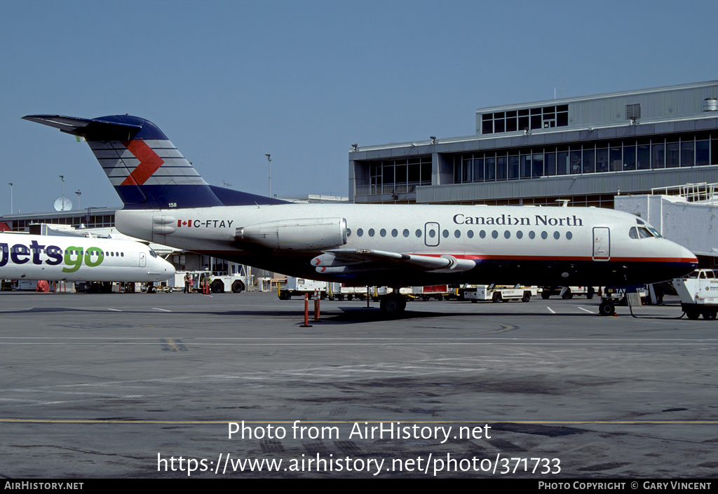 Aircraft Photo of C-FTAY | Fokker F28-1000 Fellowship | Canadian North | AirHistory.net #371733