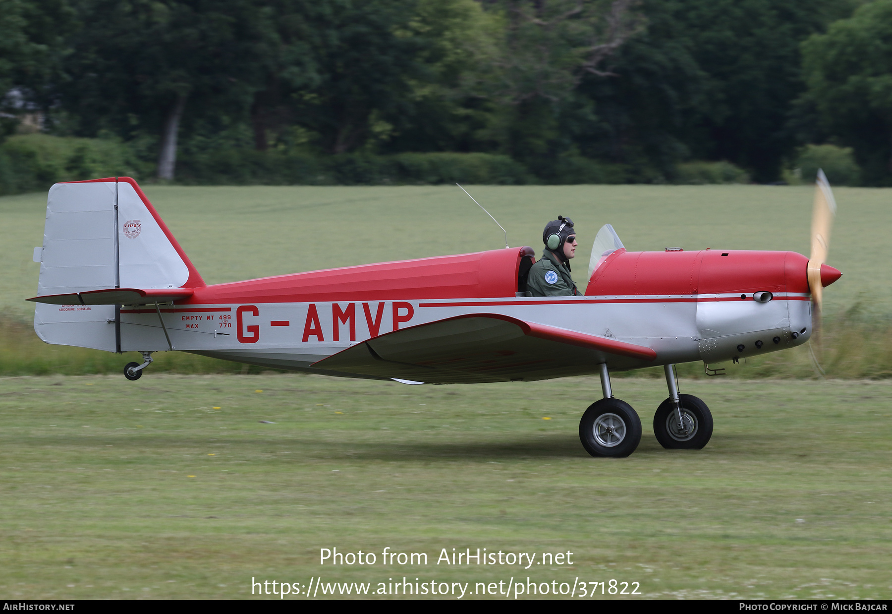 Aircraft Photo of G-AMVP | Tipsy Junior | AirHistory.net #371822