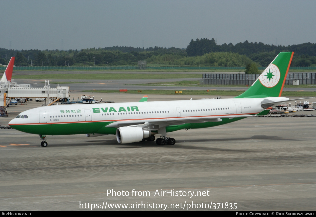 Aircraft Photo of B-16309 | Airbus A330-203 | EVA Air | AirHistory.net #371835