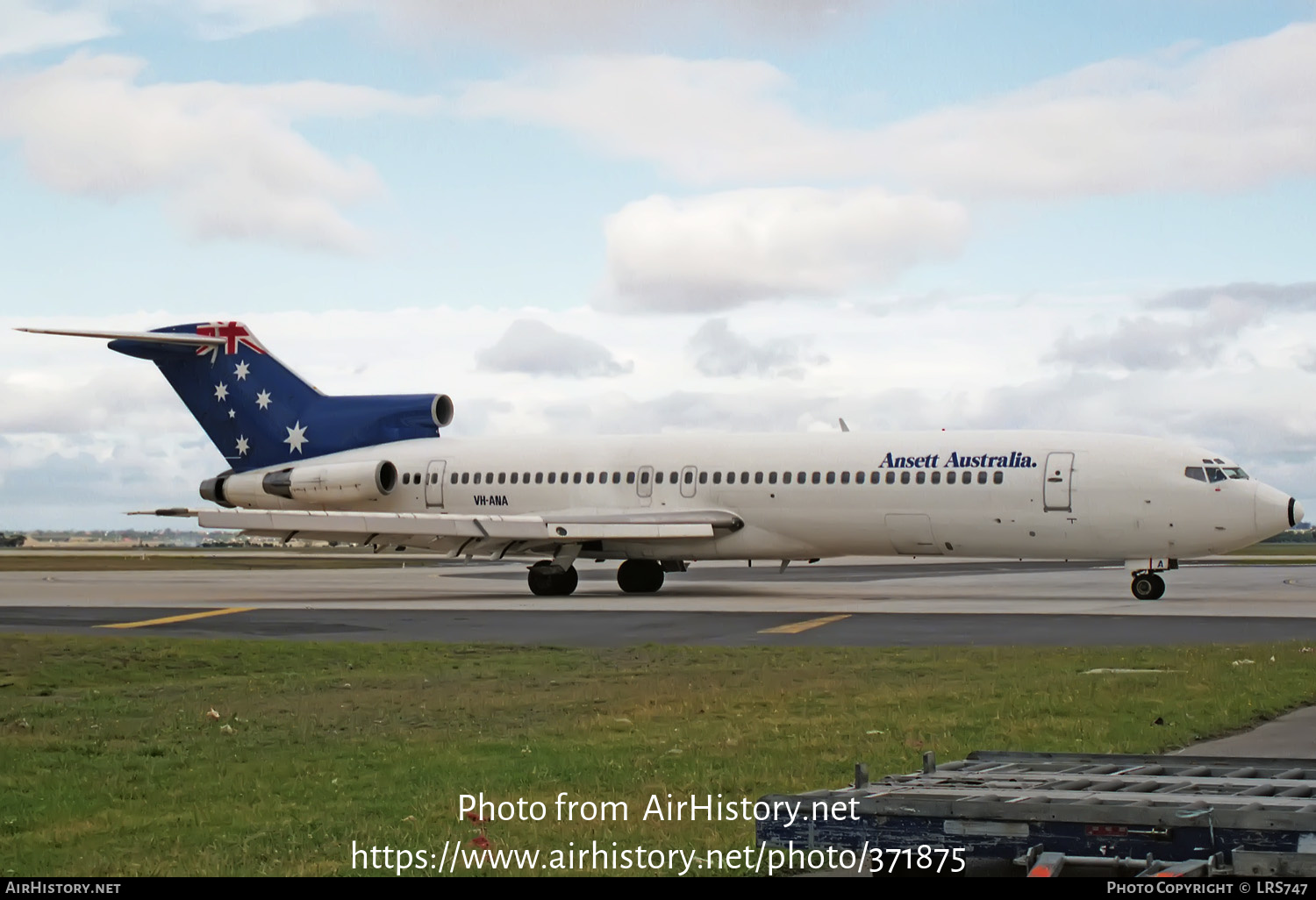 Aircraft Photo of VH-ANA | Boeing 727-277/Adv | Ansett Australia | AirHistory.net #371875