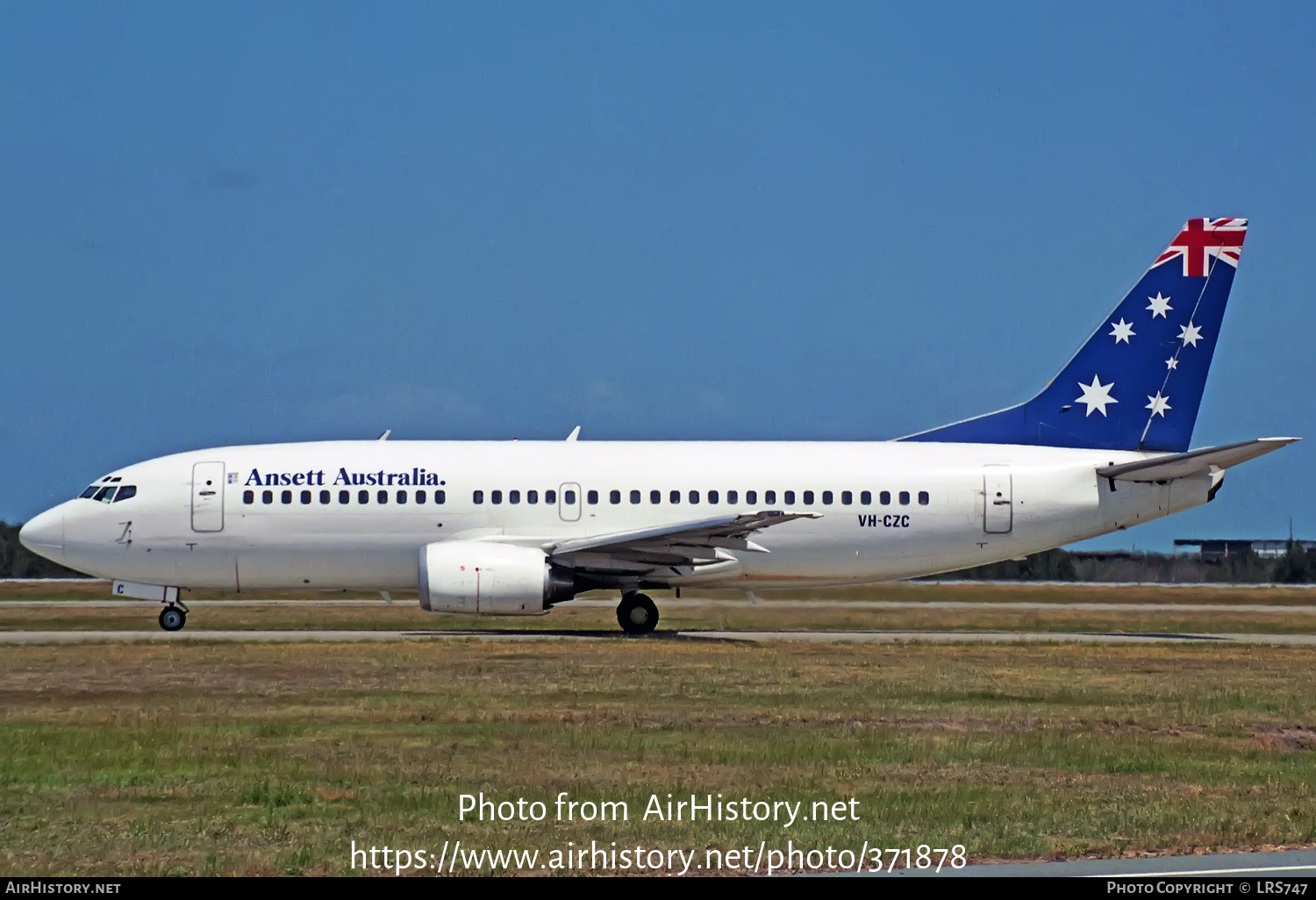 Aircraft Photo of VH-CZC | Boeing 737-377 | Ansett Australia | AirHistory.net #371878