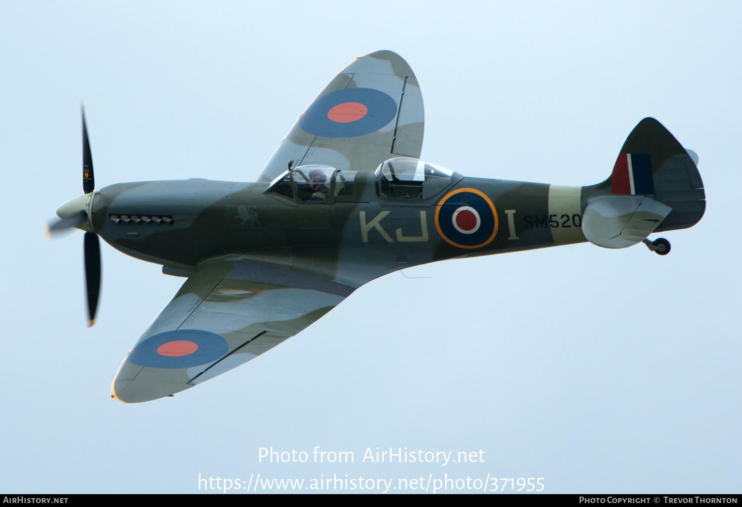 Aircraft Photo of G-ILDA / SM520 | Supermarine 509 Spitfire T9 | UK - Air Force | AirHistory.net #371955