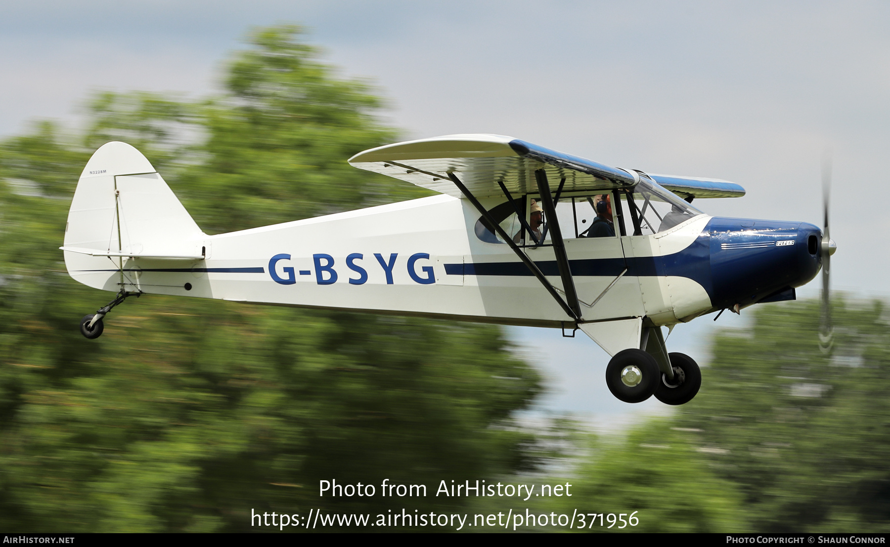 Aircraft Photo of G-BSYG | Piper PA-12 Super Cruiser | AirHistory.net #371956