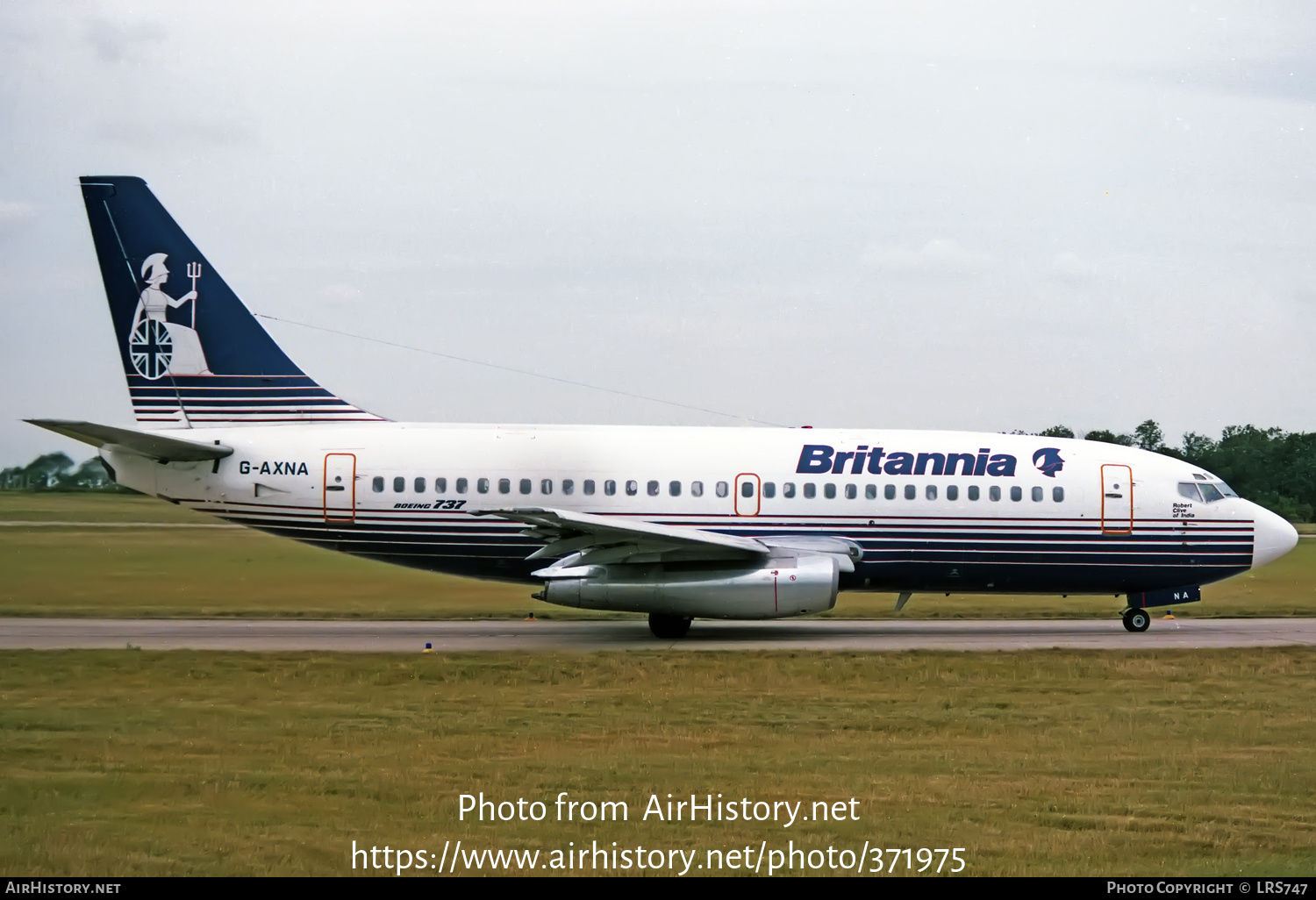 Aircraft Photo of G-AXNA | Boeing 737-204C | Britannia Airways | AirHistory.net #371975