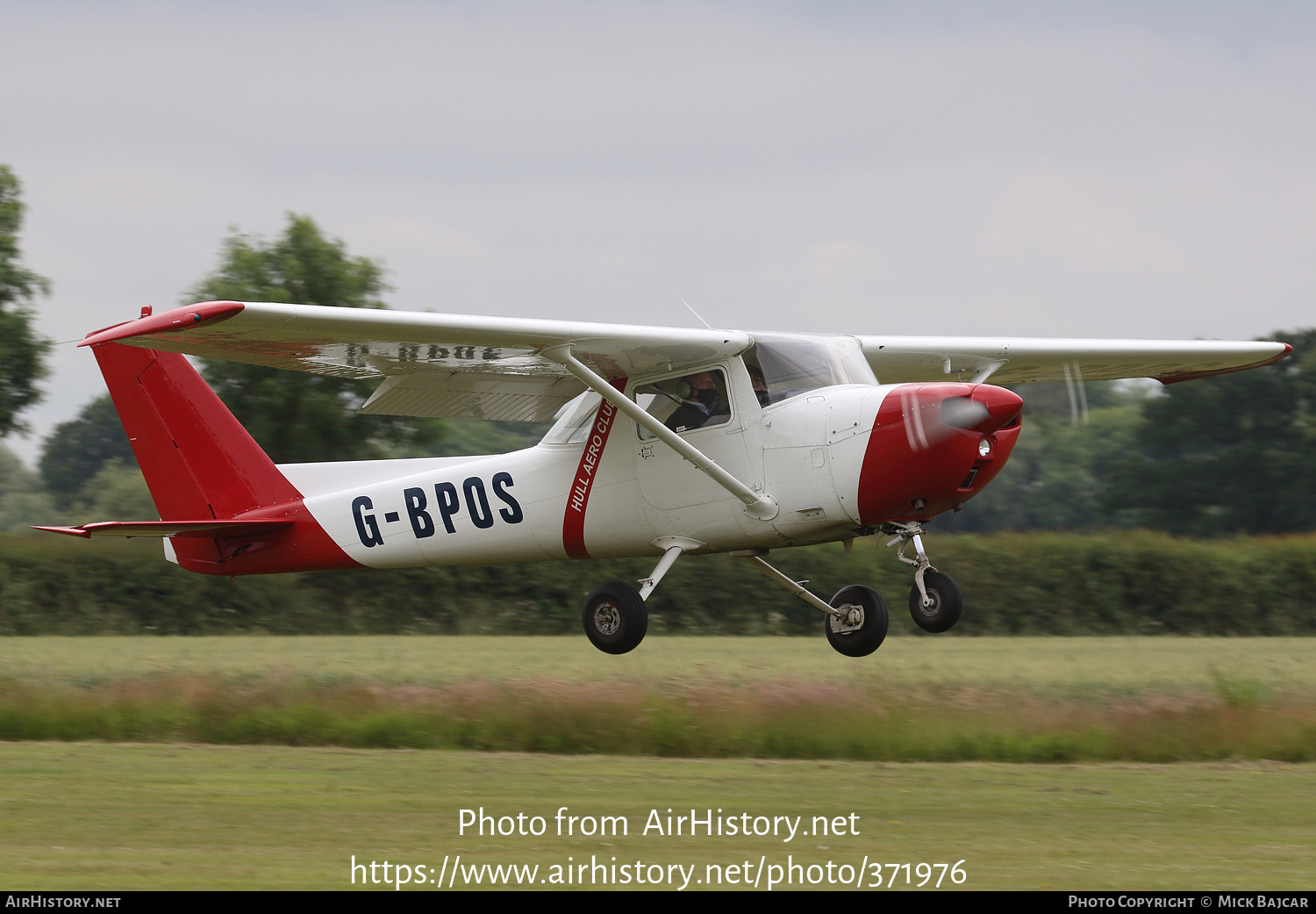 Aircraft Photo of G-BPOS | Cessna 150M | Hull Aero Club | AirHistory.net #371976