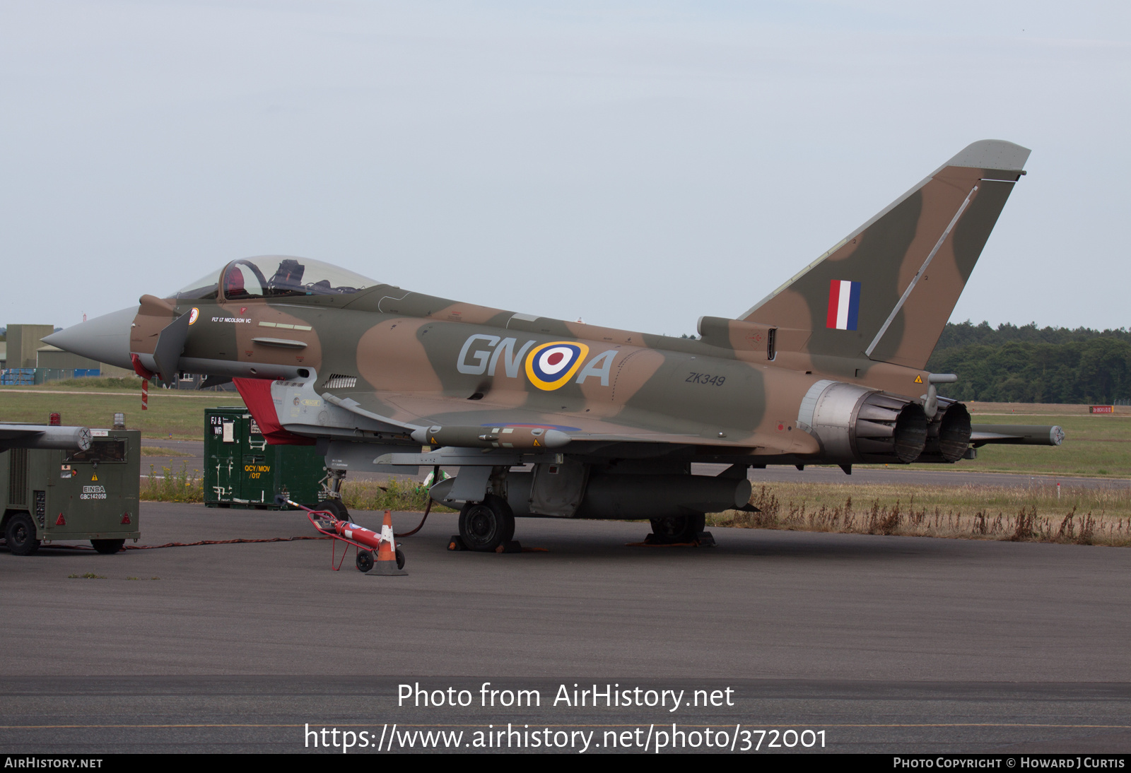 Aircraft Photo of ZK349 | Eurofighter EF-2000 Typhoon FGR4 | UK - Air Force | AirHistory.net #372001