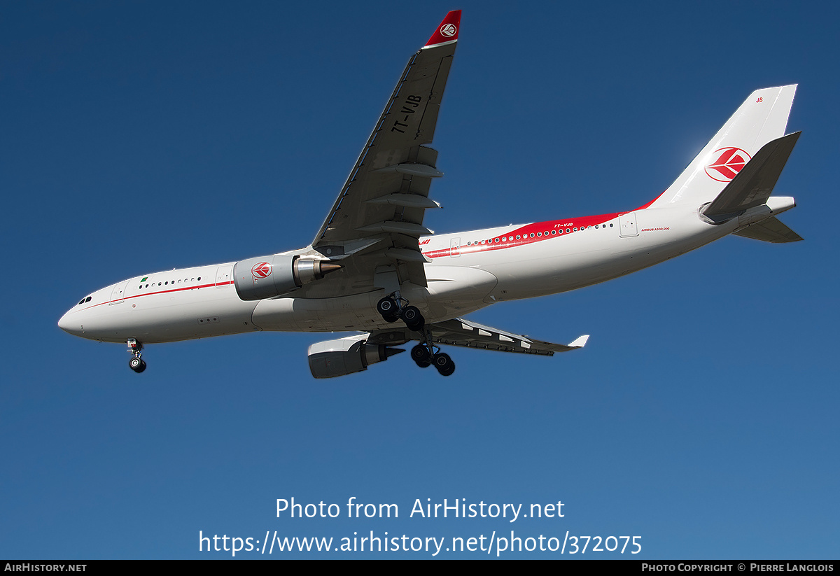 Aircraft Photo of 7T-VJB | Airbus A330-202 | Air Algérie | AirHistory.net #372075