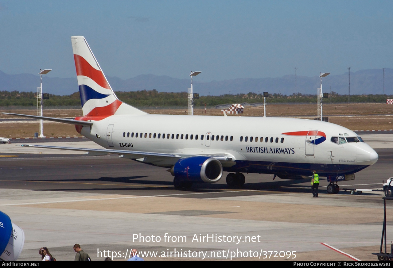 Aircraft Photo of ZS-OKG | Boeing 737-376 | British Airways | AirHistory.net #372095