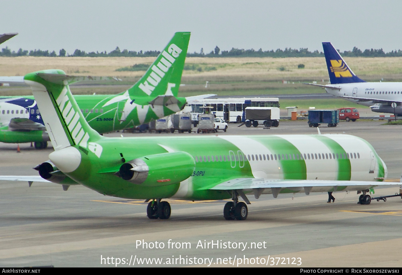 Aircraft Photo of ZS-OPU | McDonnell Douglas MD-82 (DC-9-82) | Kulula | AirHistory.net #372123