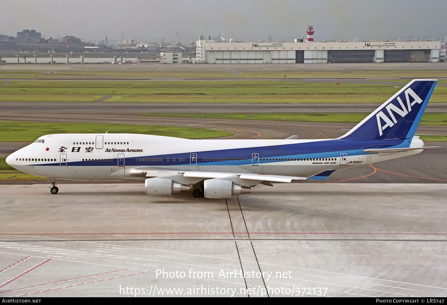 Aircraft Photo of JA8962 | Boeing 747-481 | All Nippon Airways - ANA | AirHistory.net #372137