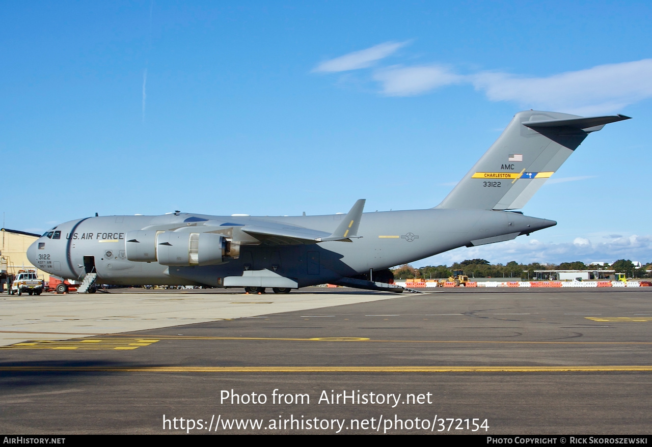 Aircraft Photo of 03-3122 / 33122 | Boeing C-17A Globemaster III | USA - Air Force | AirHistory.net #372154