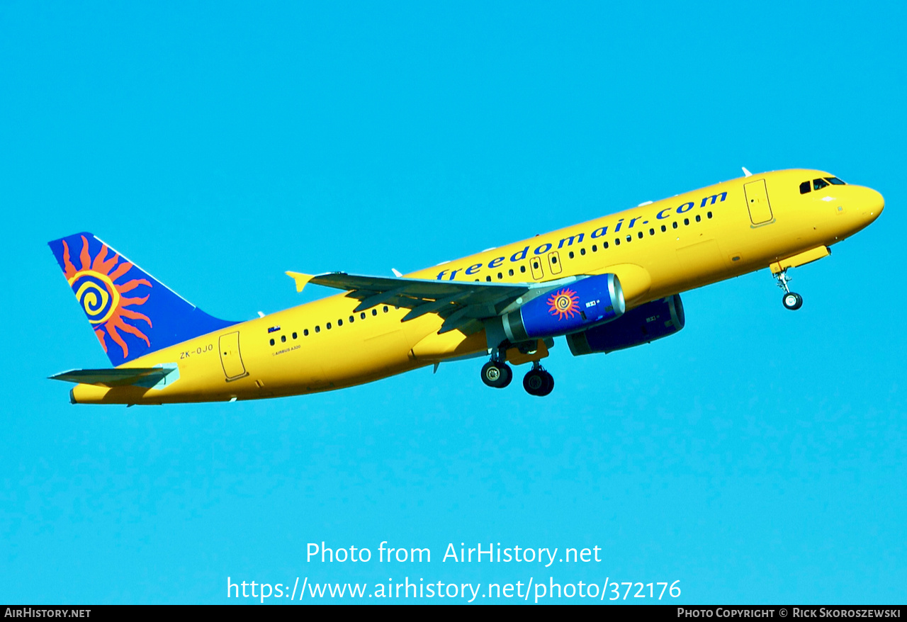 Aircraft Photo of ZK-OJO | Airbus A320-232 | Freedom Air | AirHistory.net #372176