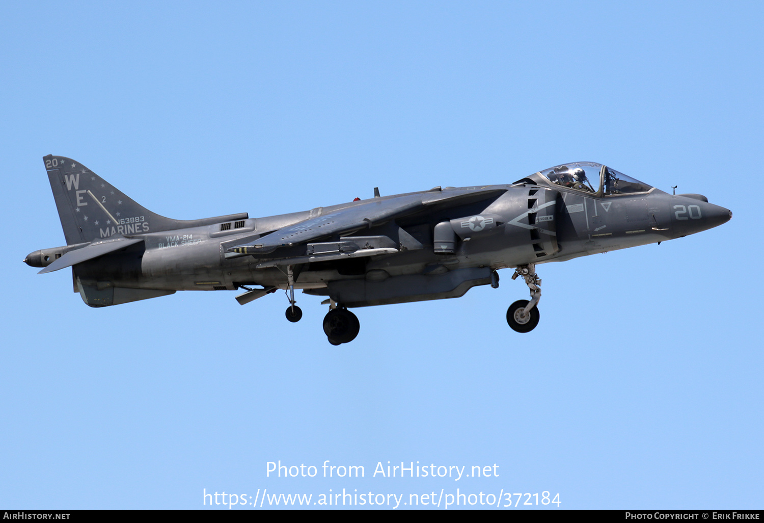 Aircraft Photo of 163883 | McDonnell Douglas AV-8B Harrier II | USA - Marines | AirHistory.net #372184