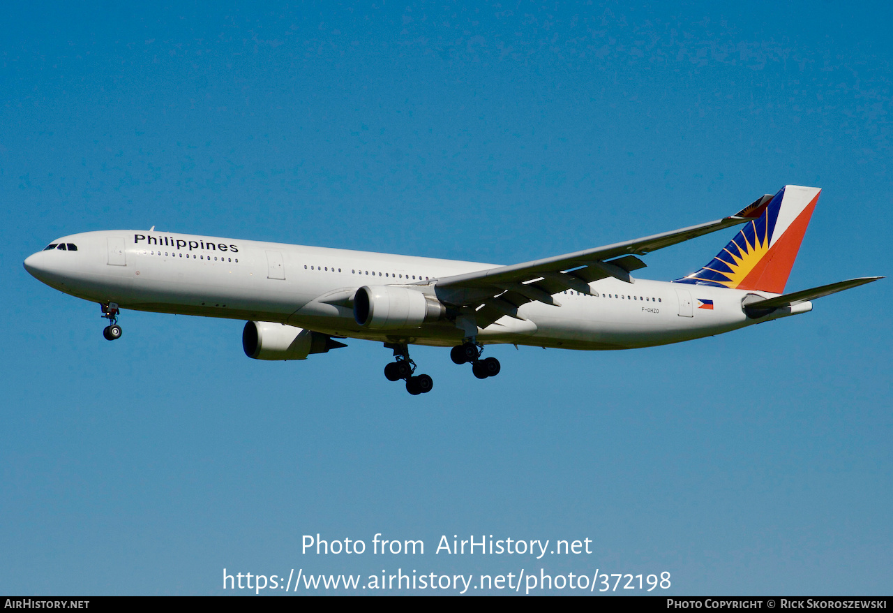 Aircraft Photo of F-OHZO | Airbus A330-301 | Philippine Airlines | AirHistory.net #372198