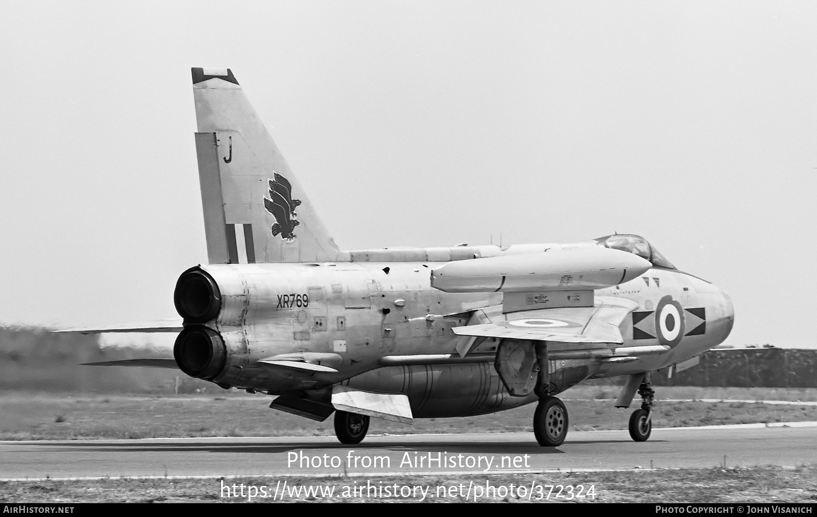 Aircraft Photo of XR769 | English Electric Lightning F6 | UK - Air Force | AirHistory.net #372324