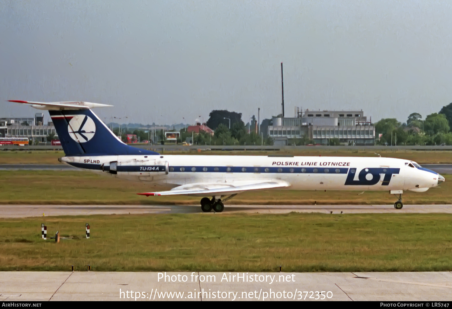 Aircraft Photo of SP-LHD | Tupolev Tu-134A | LOT Polish Airlines - Polskie Linie Lotnicze | AirHistory.net #372350