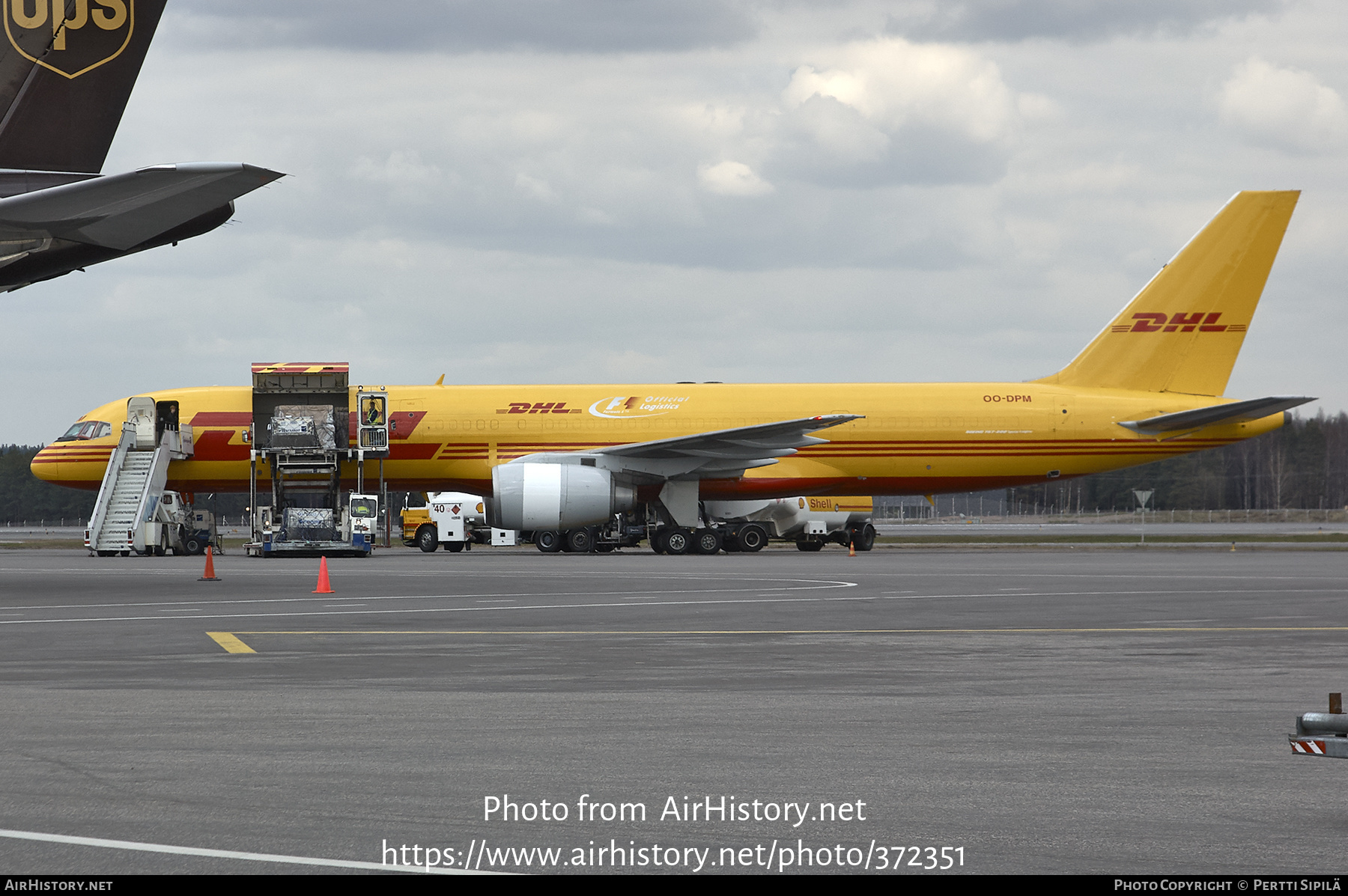 Aircraft Photo of OO-DPM | Boeing 757-236/SF | DHL International | AirHistory.net #372351