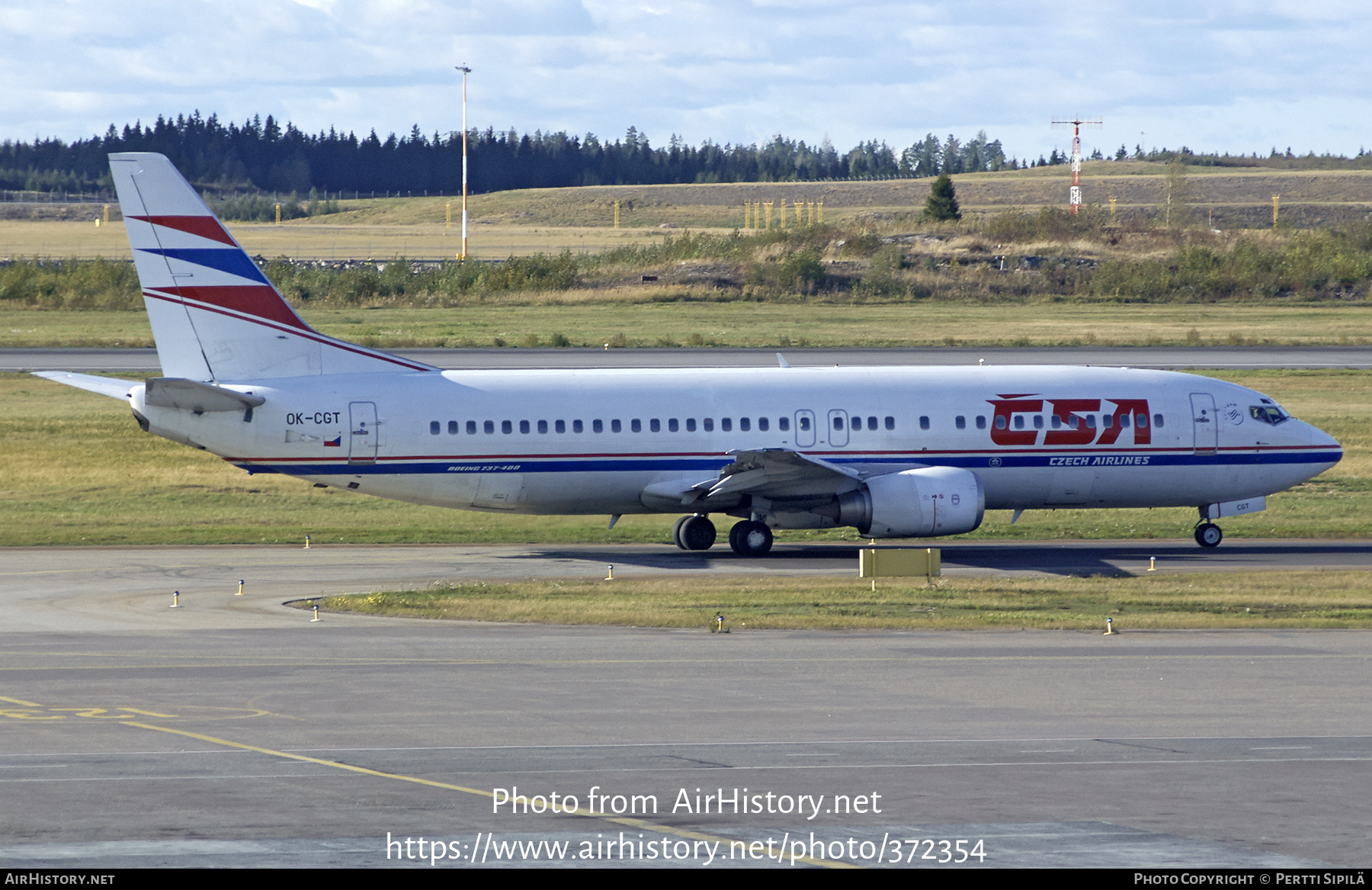 Aircraft Photo of OK-CGT | Boeing 737-46M | ČSA - Czech Airlines | AirHistory.net #372354