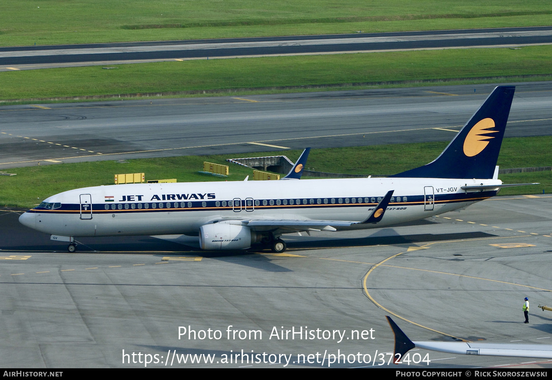 Aircraft Photo of VT-GJV | Boeing 737-85R | Jet Airways | AirHistory.net #372404