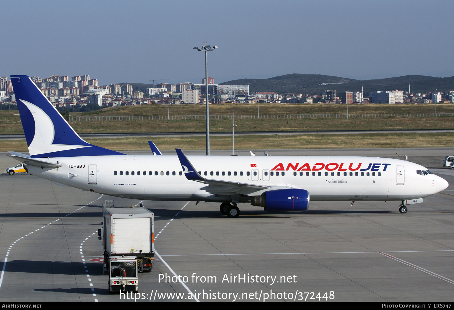 Aircraft Photo of TC-SBJ | Boeing 737-8AS | AnadoluJet | AirHistory.net #372448