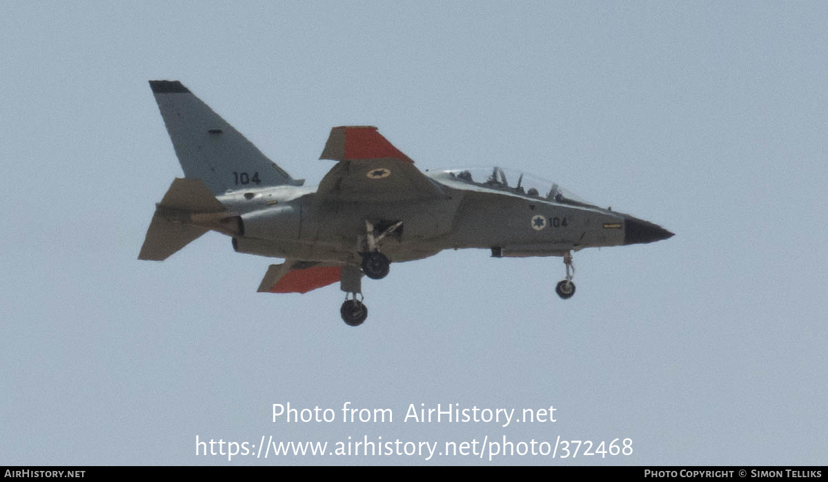 Aircraft Photo of 104 | Alenia Master M346i Lavi | Israel - Air Force | AirHistory.net #372468