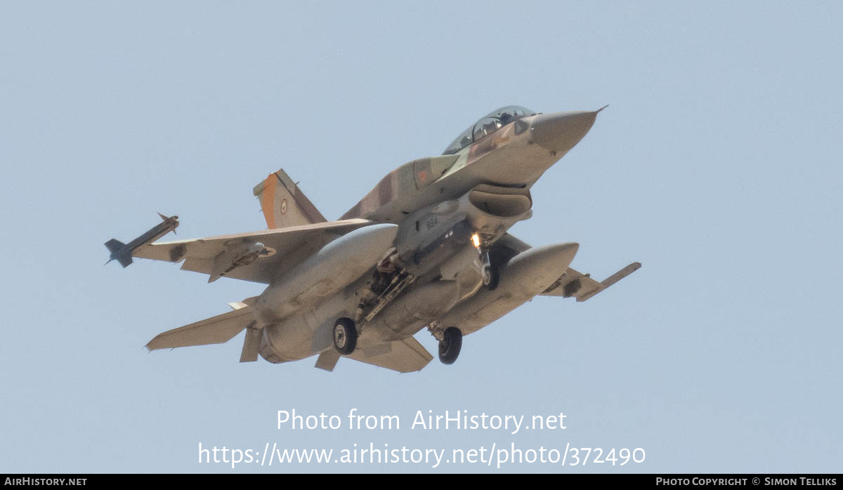 Aircraft Photo of 894 | Lockheed Martin F-16I Sufa | Israel - Air Force | AirHistory.net #372490