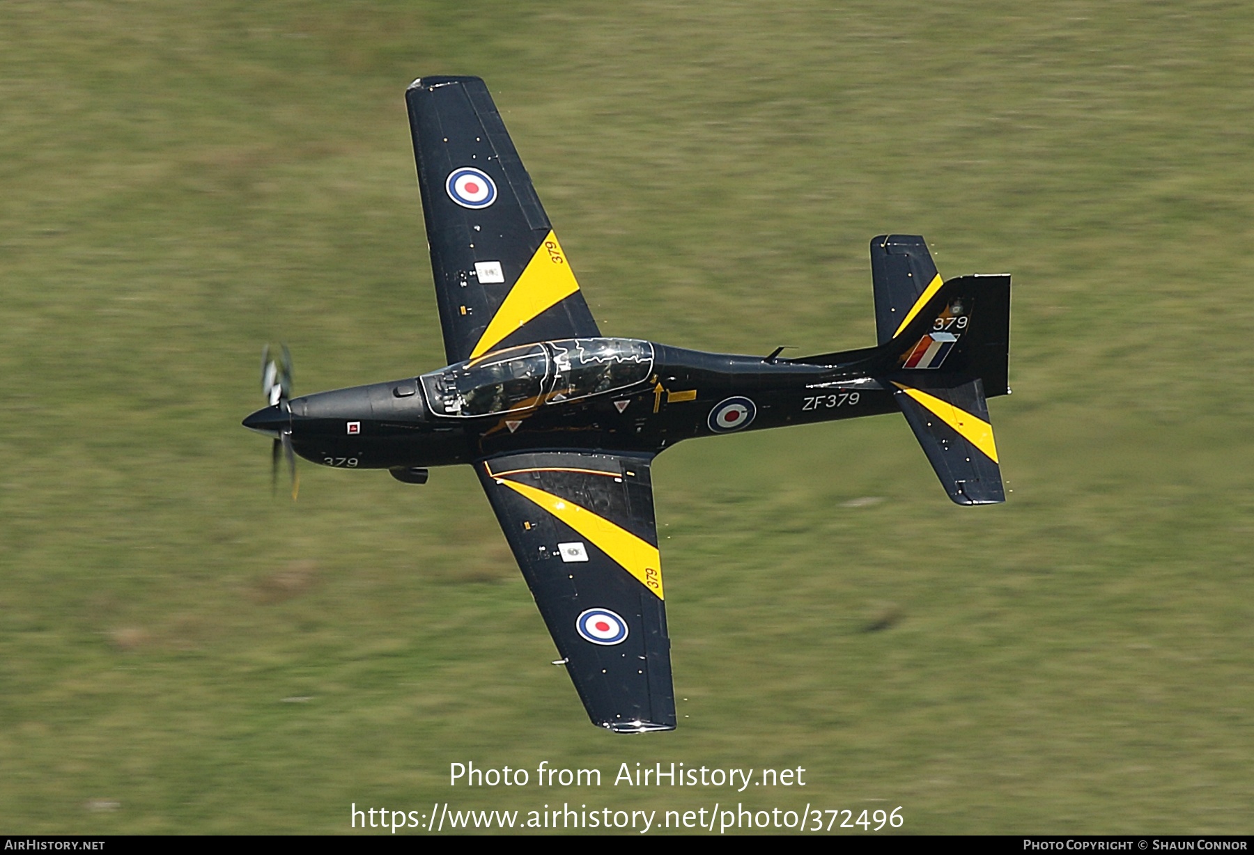 Aircraft Photo of ZF379 | Short S-312 Tucano T1 | UK - Air Force | AirHistory.net #372496