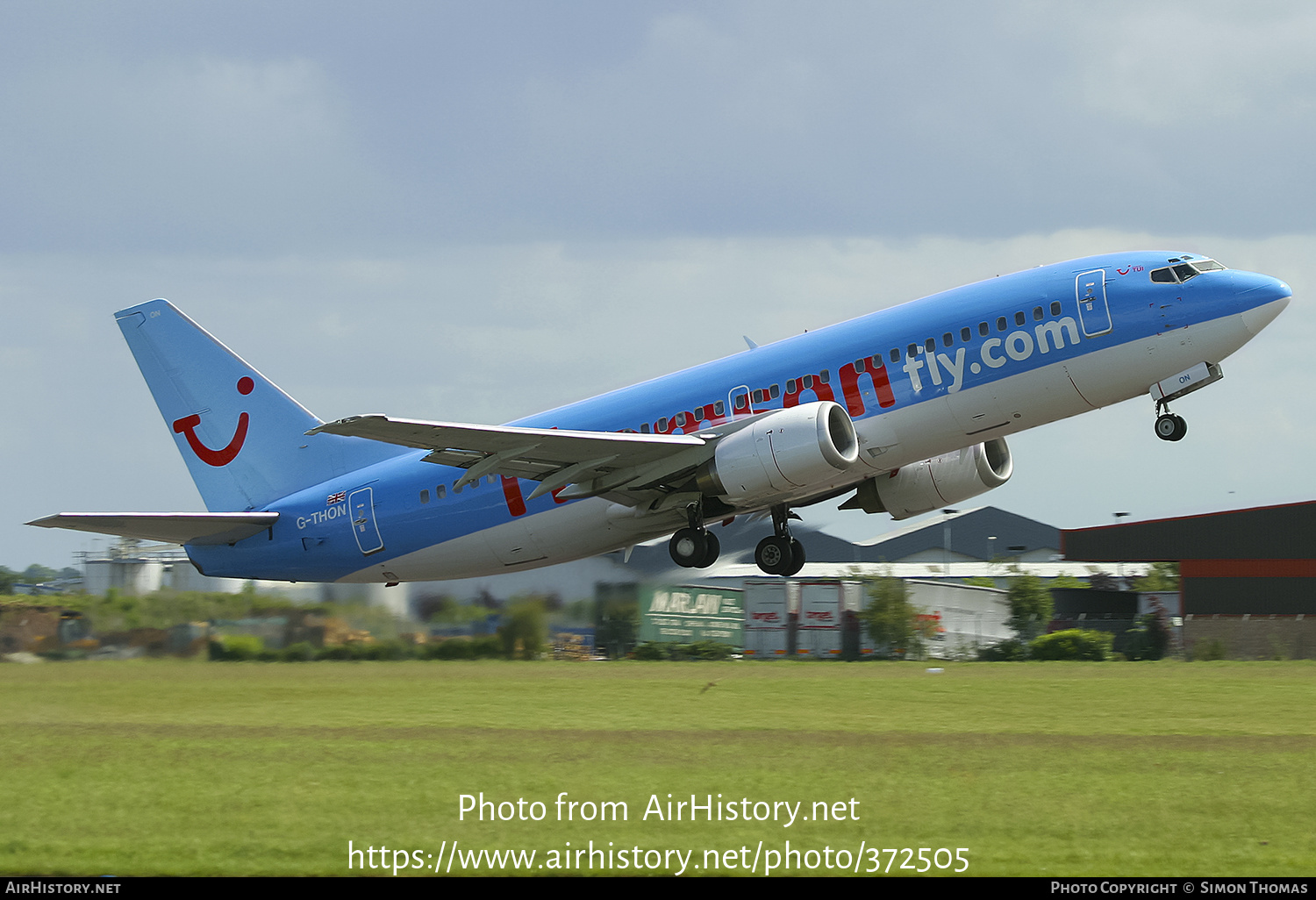 Aircraft Photo of G-THON | Boeing 737-36N | Thomsonfly | AirHistory.net #372505