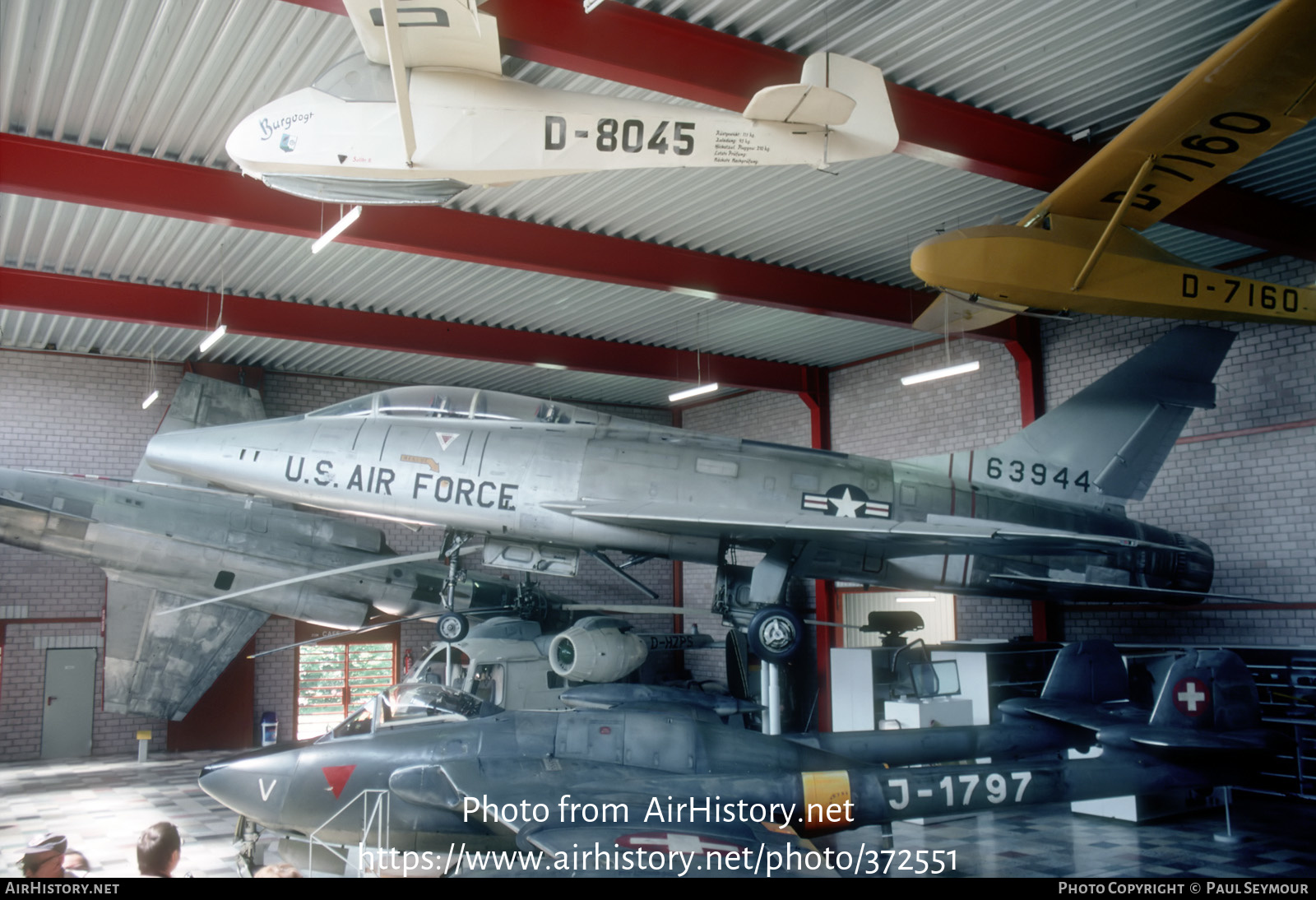 Aircraft Photo of 56-3944 / 63944 | North American TF-100F Super Sabre | USA - Air Force | AirHistory.net #372551