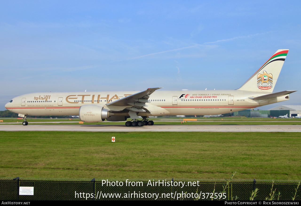 Aircraft Photo of A6-ETB | Boeing 777-3FX/ER | Etihad Airways | AirHistory.net #372595