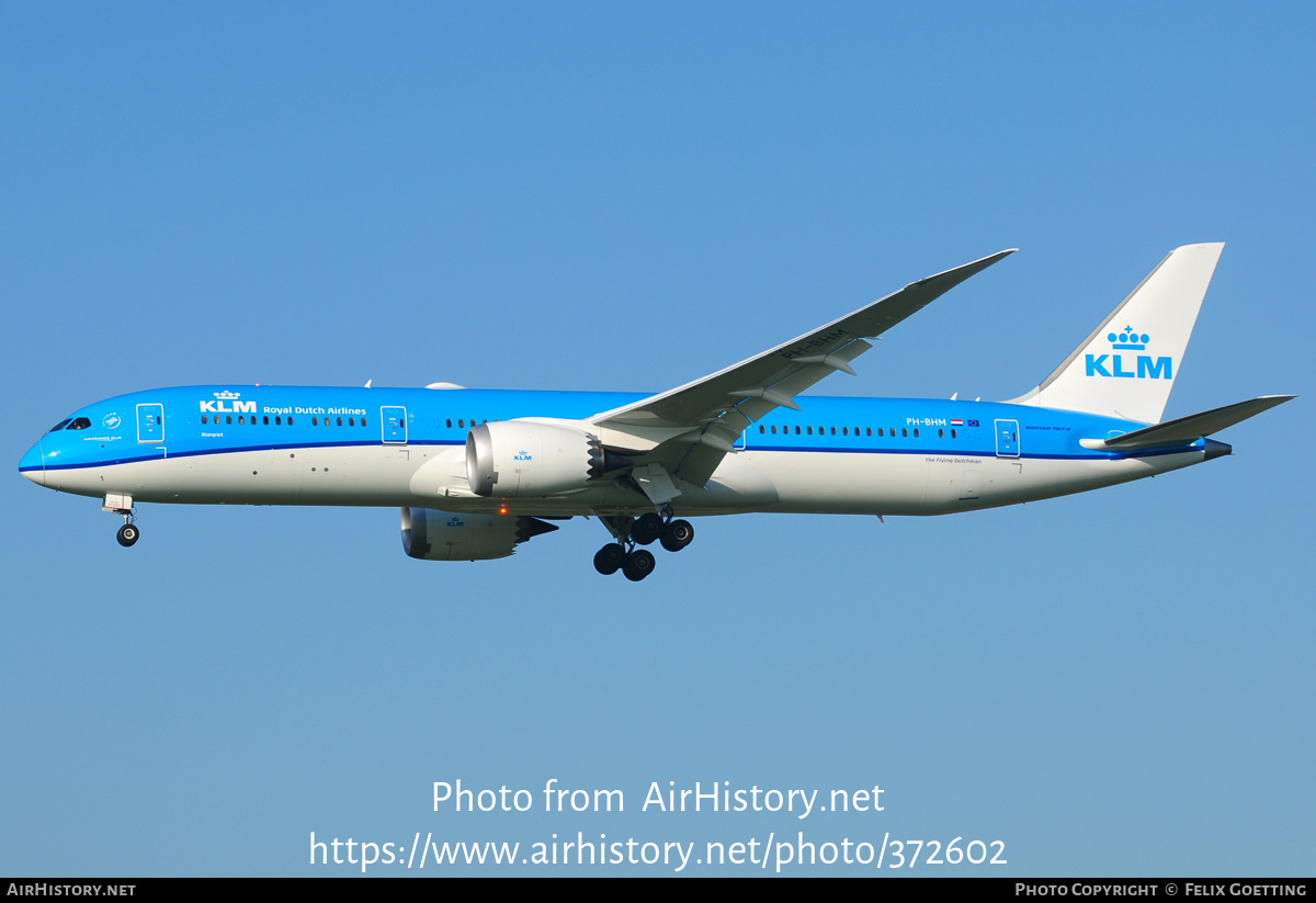 Aircraft Photo of PH-BHM | Boeing 787-9 Dreamliner | KLM - Royal Dutch Airlines | AirHistory.net #372602