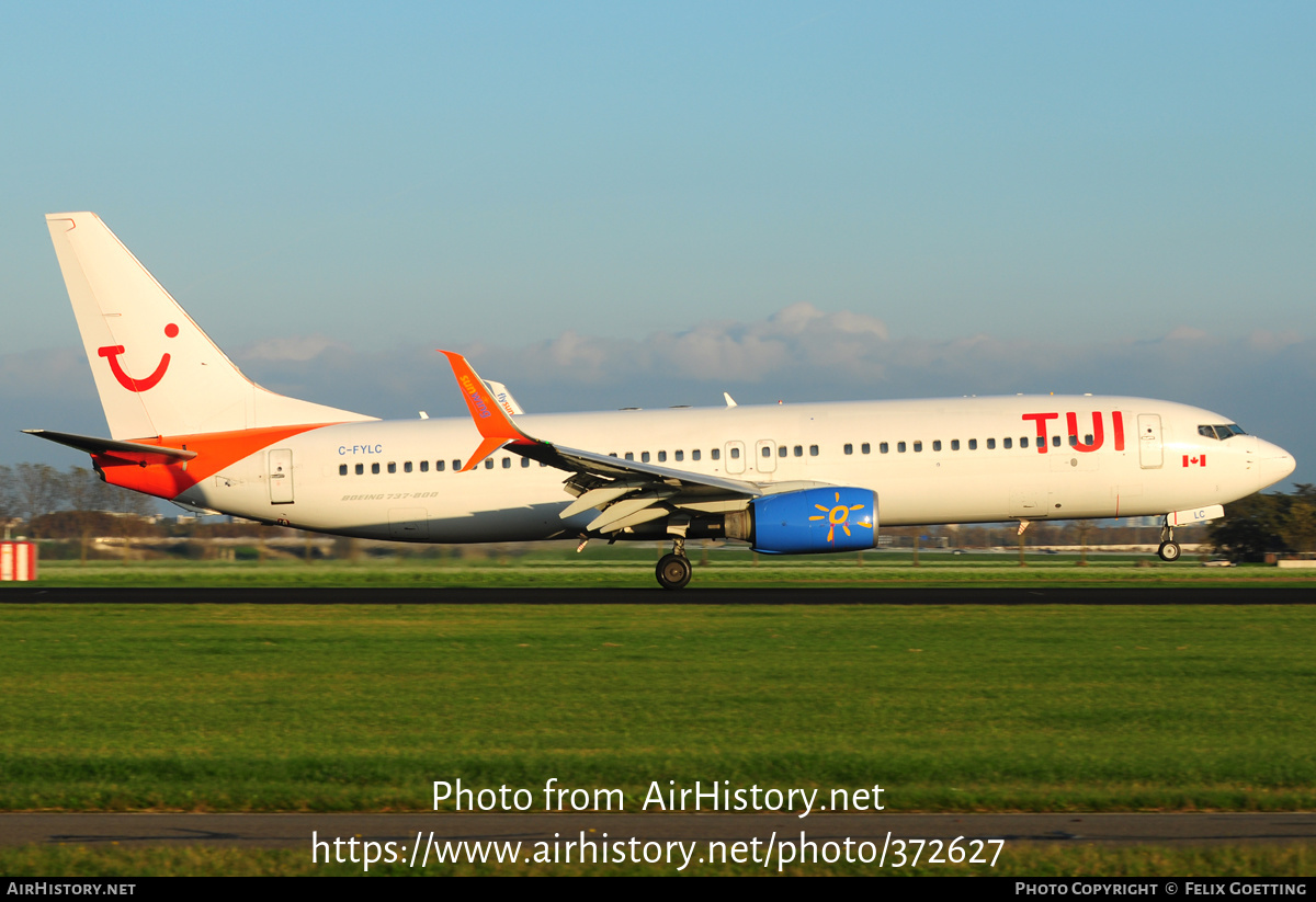 Aircraft Photo of C-FYLC | Boeing 737-8BK | TUI | AirHistory.net #372627