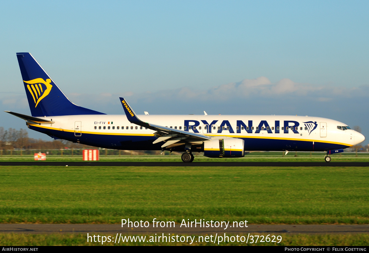 Aircraft Photo of EI-FIV | Boeing 737-8AS | Ryanair | AirHistory.net #372629