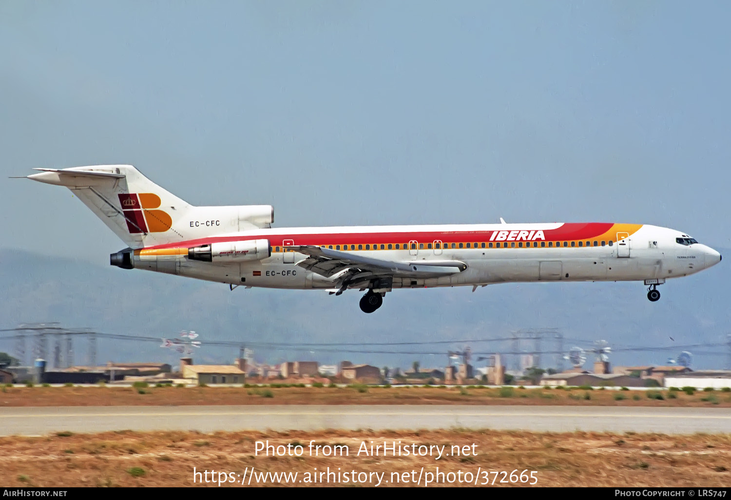 Aircraft Photo of EC-CFC | Boeing 727-256/Adv | Iberia | AirHistory.net #372665